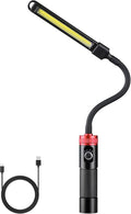 Rechargeable Work Light, 5000mAh Flexible Gooseneck LED Work Light by Napatyre