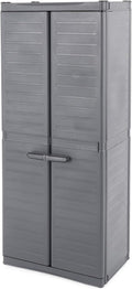 Gracious Living 3-Shelf Base Cabinet, MaxIt Lockable Utility Storage by GraciousLiving