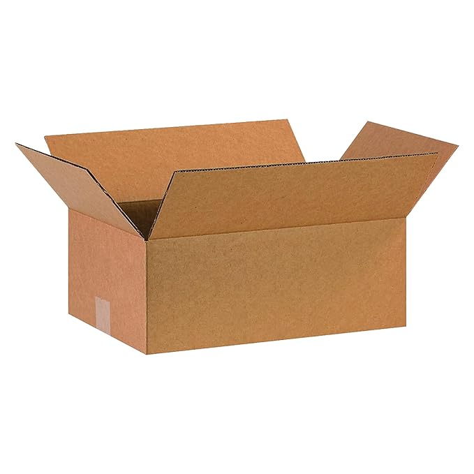 BOX USA 13 x 9 x 6 Corrugated Cardboard Boxes, Medium 13"L x 9"W x 6"H by BOXUSA