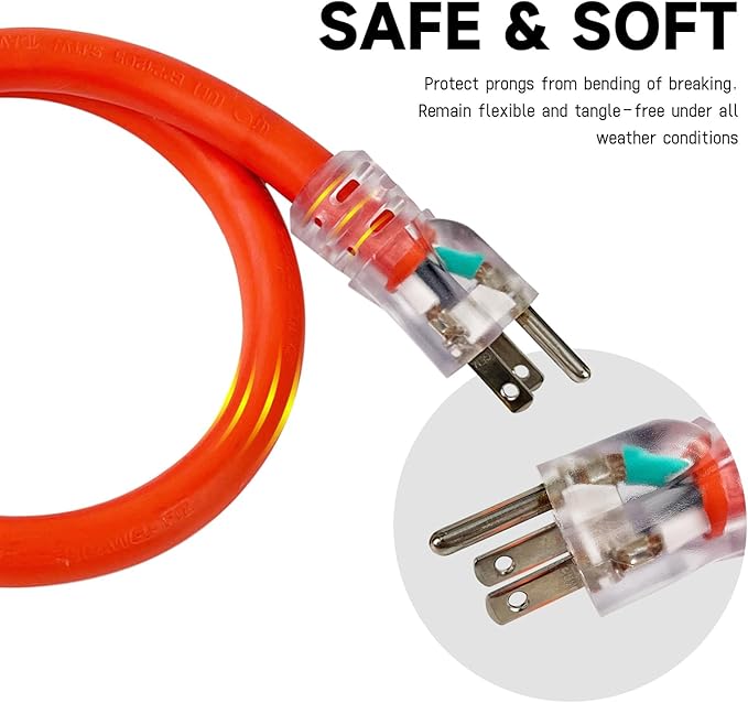 EP 50 Ft Lighted Outdoor Extension Cord - Image 4
