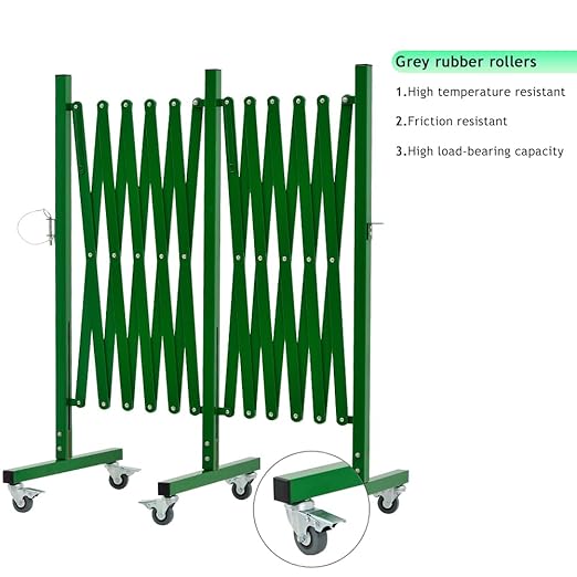 GYMTIME Industrial Expandable Metal Barricade, 16 Feet, Folding Security Gate - Image 5