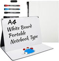 Portable White Board Small Dry Erase Board, A4 Reusable Notebook by CABPLROI