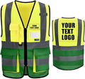 A-SAFETY High Visibility Reflective Safety Vest Customize Logo by A-SAFETY