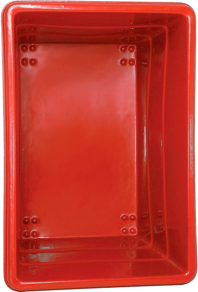 Global Industrial 20 Bushel Plastic Bulk Box Truck, Steel Chassis Base - Image 4