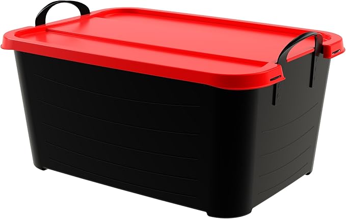 Life Story 6 Pack Heavy Duty Stackable Storage Bin, 55 Quart Home Organizer - Image 2