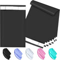 120-Piece Black Poly Mailers by JollyTrip