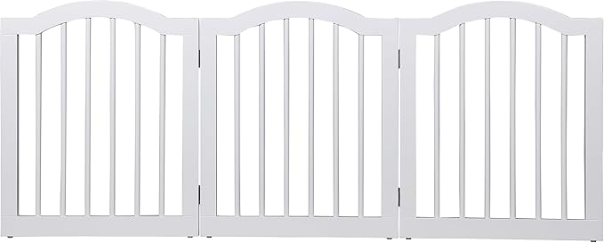 INTERNET'S BEST Arched Top Dog Gate | 3 Panel, and Porch | Portable, Extra Wide - Image 7