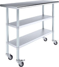 AmGood Stainless Steel Work Table by AmGood