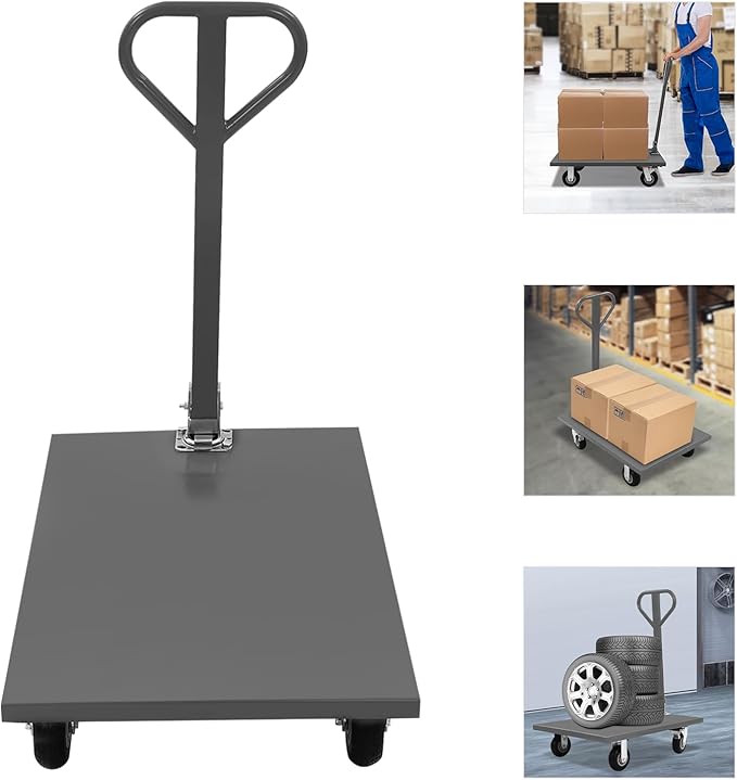 2000LBS Capacity Platform Truck Cart - Image 5