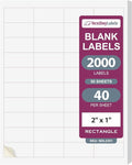 NextDayLabels – 2" x 1" Rectangular Sticker Labels by NextDayLabels