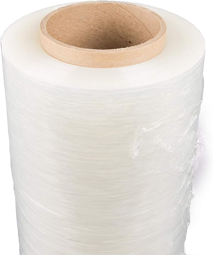 PackageZoom 4 Rolls 18” x 1500ft Heavy Duty Stretch Wrap Film – 55 Gauge Clear - Image 3