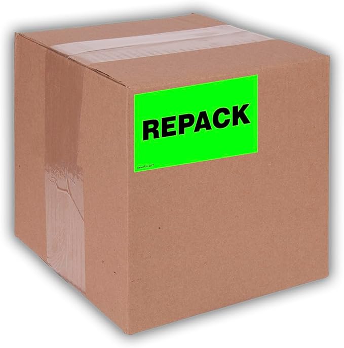 Kenco 3" X 5" Repack Fluorescent Shipping Label Stickers - Image 4