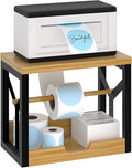 AO LI GEI Label Holder for Rolls and Fan-Fold Labels, Wooden Thermal Label Roll by AOLIGEI