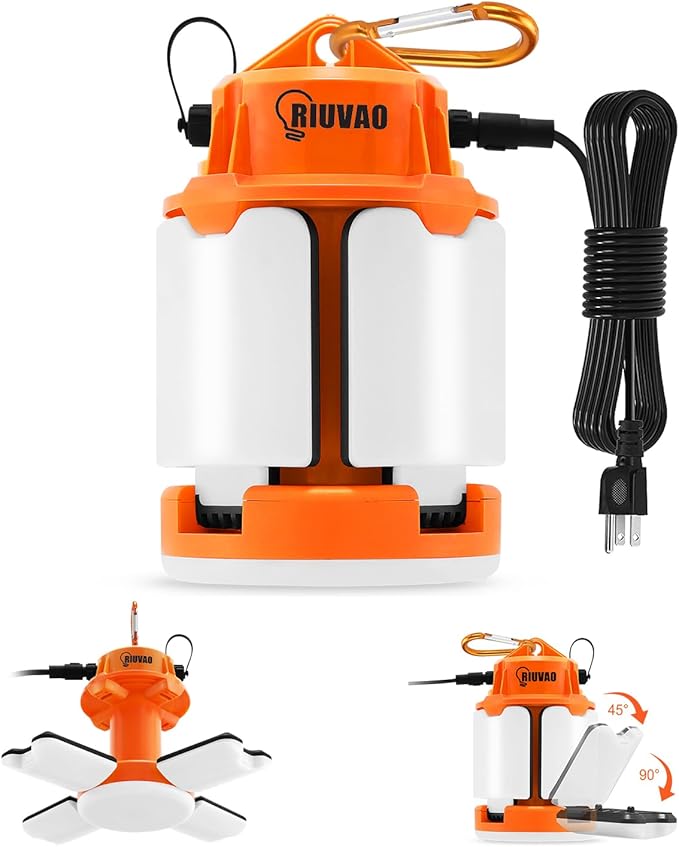 LED Temporary Work Light 70W Daylight White 5000K 10500 Lumens Construction by LightupEveryCorner