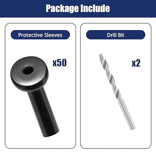 20 Pack 30 Degree Angle Protective Sleeves, T316 Marine Grade Cable Railing Kit - Image 4