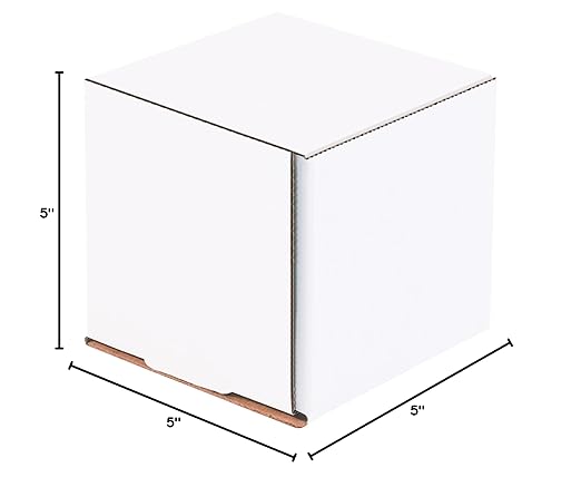 BOX USA Shipping Boxes Small 5"L x 5"W x 5"H, Moving and Storage - Image 9