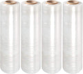 PackageZoom 8 Rolls 15" x 1500 Ft Stretch Wrap Heavy Duty, 55 Gauge High by packagezoom