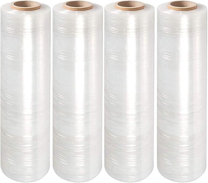 PackageZoom 256 Rolls 15" x 1500 Ft Stretch Wrap Heavy Duty, 55 Gauge High by packagezoom