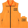 YOWESHOP Lightweight Zip-Up Safety Vest by YOWESHOP