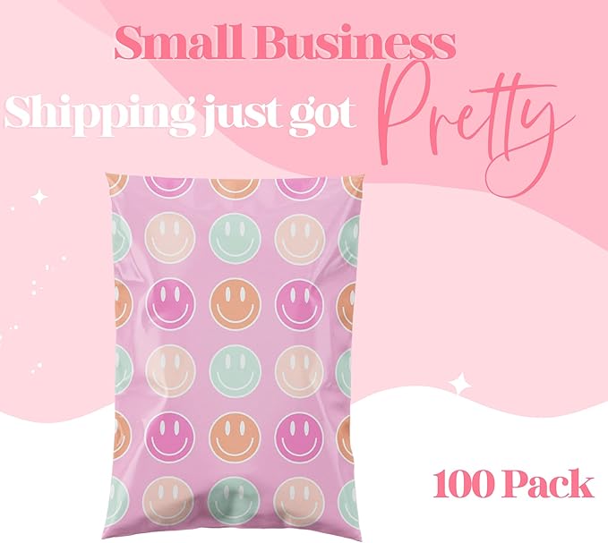 10x13 Designer Poly Mailer 100 Pack Heavy Duty Waterproof Self Seal Shipping - Image 6