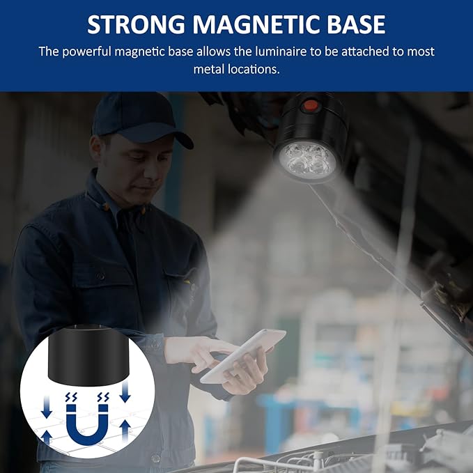 Magnetic Work Light, LED Machine Light - Image 6
