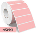3 × 1 Inches Pink Rectangle Color Coding Labels 1000 PCS, Self-Adhesive by Meitaat