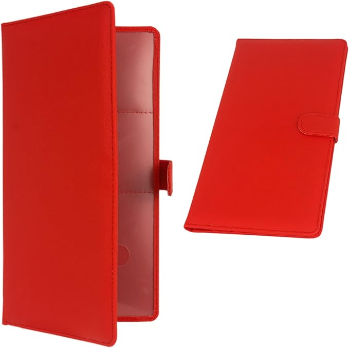 Car Registration and Insurance Holder, Leather Magnetic Shut Vehicle Glove Box - Image 7
