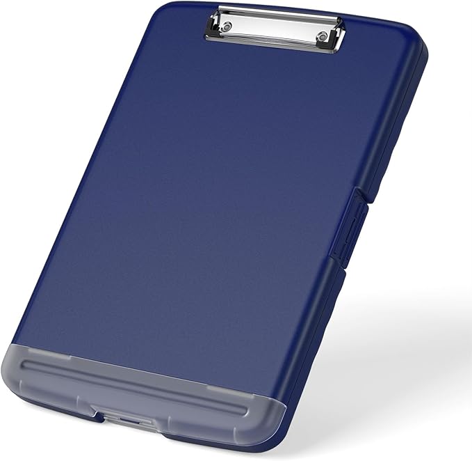 Rimilak Plastic Clipboard with Storage, 8.5 x 11 High Capacity Folio Nursing by Rimilak
