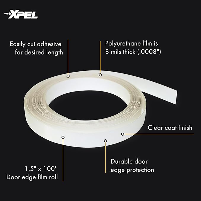 XPEL Door Edge Guard Protection Film Roll, 1/2" x 100' - Image 4