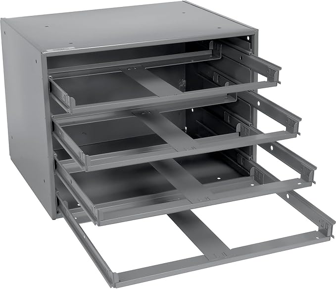 Global Industrial Durham Steel Compartment Box Rack - Image 5