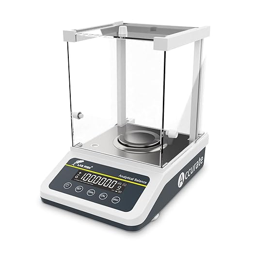 LAB FISH Analytical Balance 220g x 0.1mg Scale High Precision 0.0001g Accuracy by LABFISH