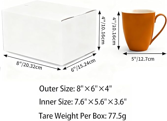 PETAFLOP Shipping Boxes 6x6x6 Corrugated Cardboard Boxes Small Mailing Box - Image 2