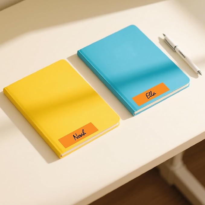 3 × 1 Inches Orange Rectangle Color Coding Labels 1000 PCS, Self-Adhesive - Image 3