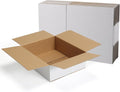 CRUGLA 12x10x4 White Shipping Boxes Set of 15 by CRUGLA