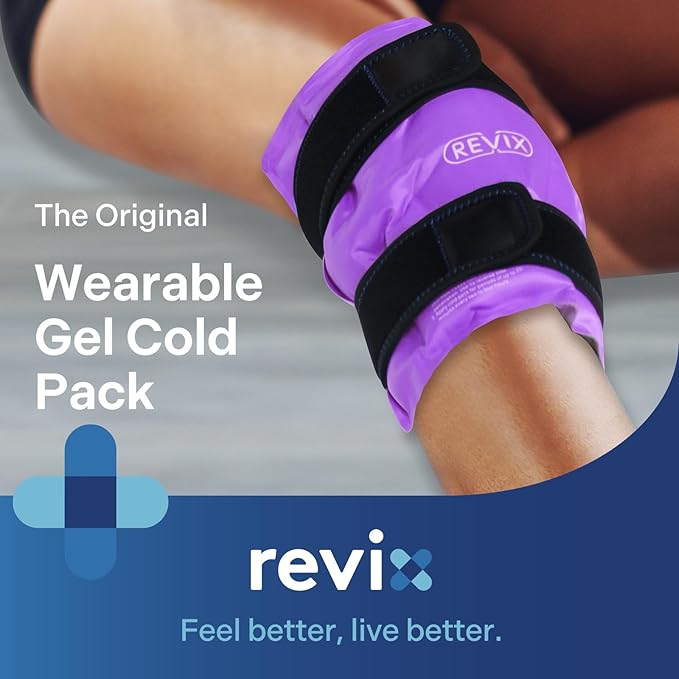 REVIX Knee Ice Pack for Injuries Reusable, Gel Ice Wrap - Image 2