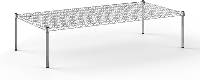30''W x 60''L x 14''H Chrome Plated Wire Dunnage Rack | Off The Floor Storage by Regal+Altair