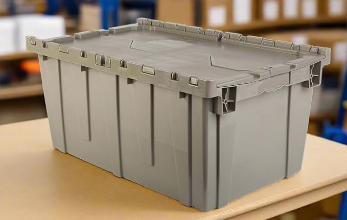 Hudson Exchange 27.3 x 17.2 x 12.6 Storage Tote Distribution Container - Image 5