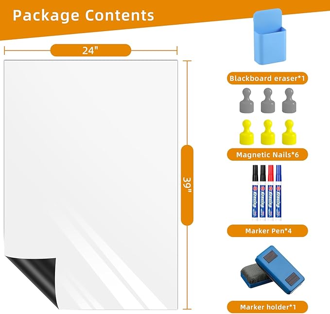 Magnetic Whiteboard Contact Paper, Kitchen Fridge - Image 2