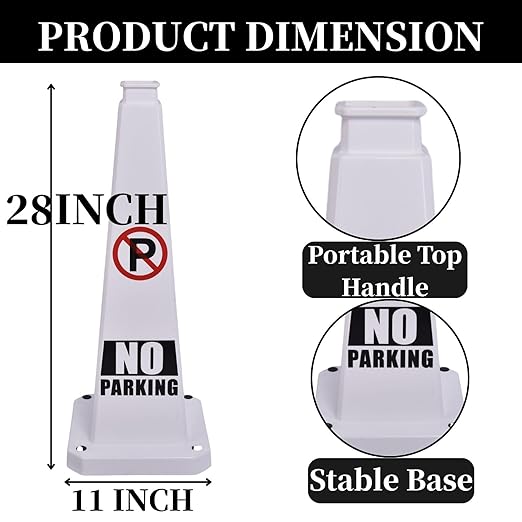 BESEA No Parking Cone 3 Pack - Image 2