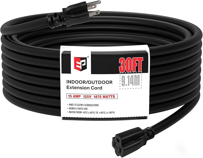 EP 30 Ft Outdoor Extension Cord by ENERGYPRO