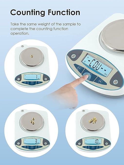 CGOLDENWALL Precision Lab Scale 3000g X 0.01g Digital Analytical Balance - Image 5