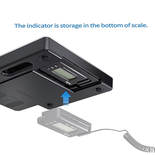 Heavy Duty Shipping Scale, 440 LBS high Precision Hidden Wall Mounted Display - Image 4