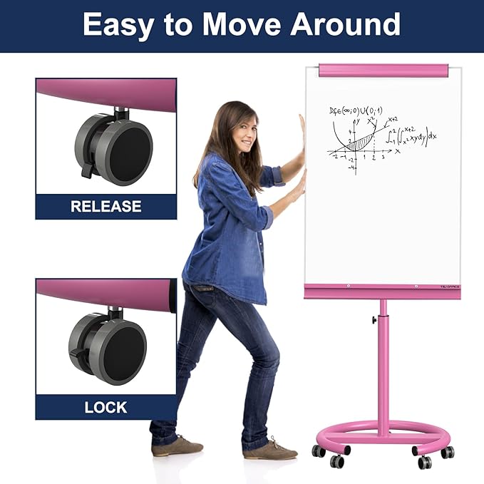TSJ OFFICE Mobile Whiteboard Magnetic - Image 5