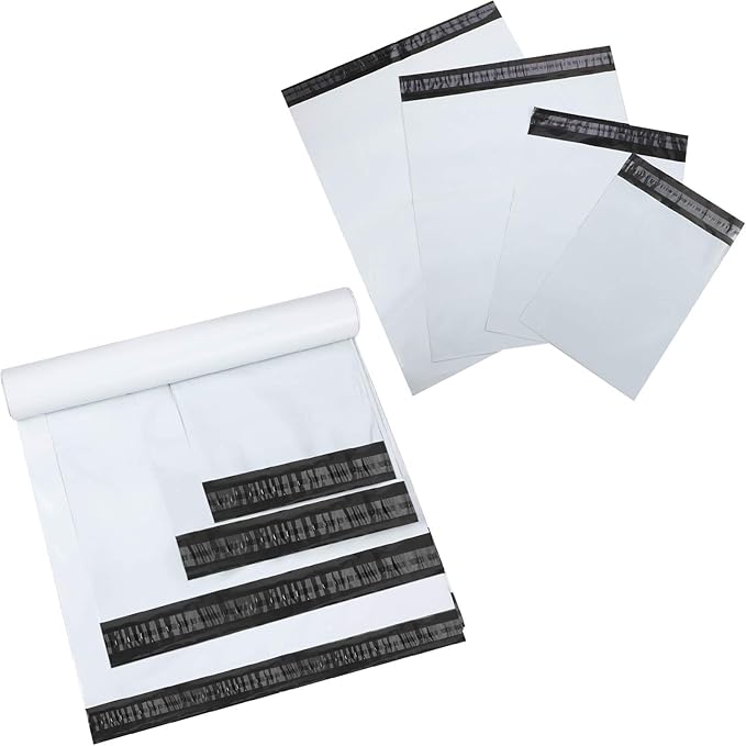 Outus 120 Pcs Poly Mailer Envelope 4 Sizes Shipping Bags Self Adhesive Clasp by Outus