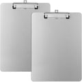 ZCZN Metal Clipboards, 2 Pack Heavy Duty Aluminum Clipboards 12 x 9 Inches by ZCZN