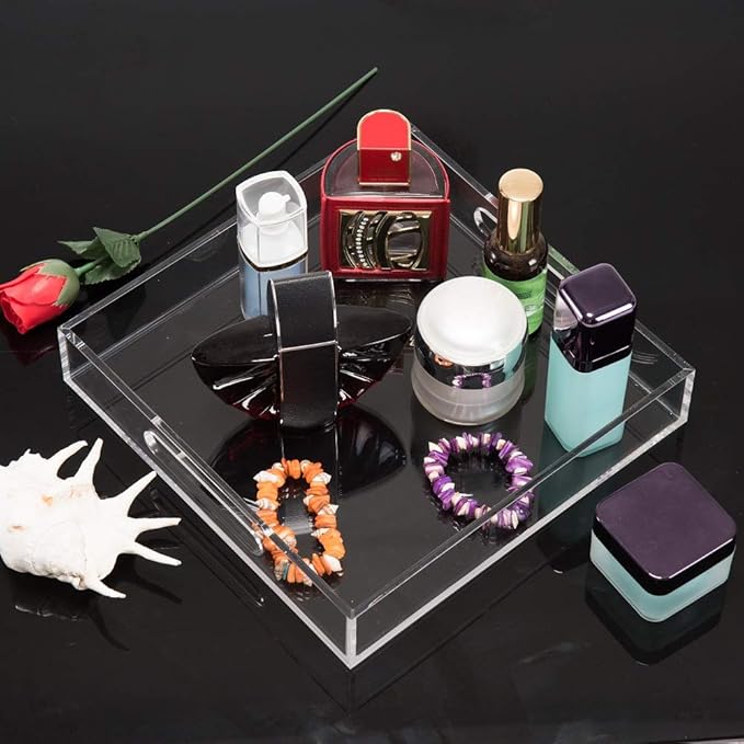 Clear Sturdy Acrylic Serving Tray - Image 5
