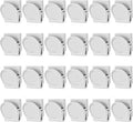 VNDUEEY White Magnetic Clips, Refrigerator Magnets Metal Clips by VNDUEEY