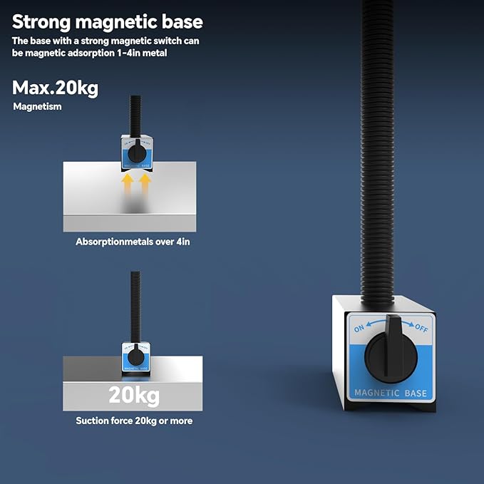 Super Strong Magnetic Base LED Work Light, 800 Lumens IP66 Waterproof Gooseneck - Image 6