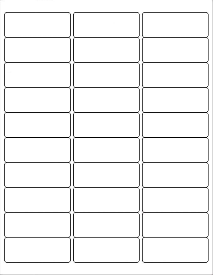 BESTEASY 30-up 1000 Sheets 1" X 2-5/8" Address Shipping Labels by BESTEASYLABELPRINTER