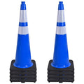 OrangeStar 36" Traffic Cones 8-Pack Blue Safety Cones by OrangeStar